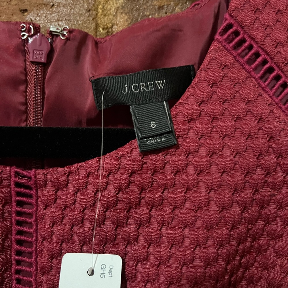 J.Crew Raspberry Shift Dress size 6 - Picture 8 of 11